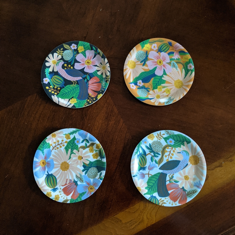 Rifle Paper Co Dovecote Coaster Set of 4